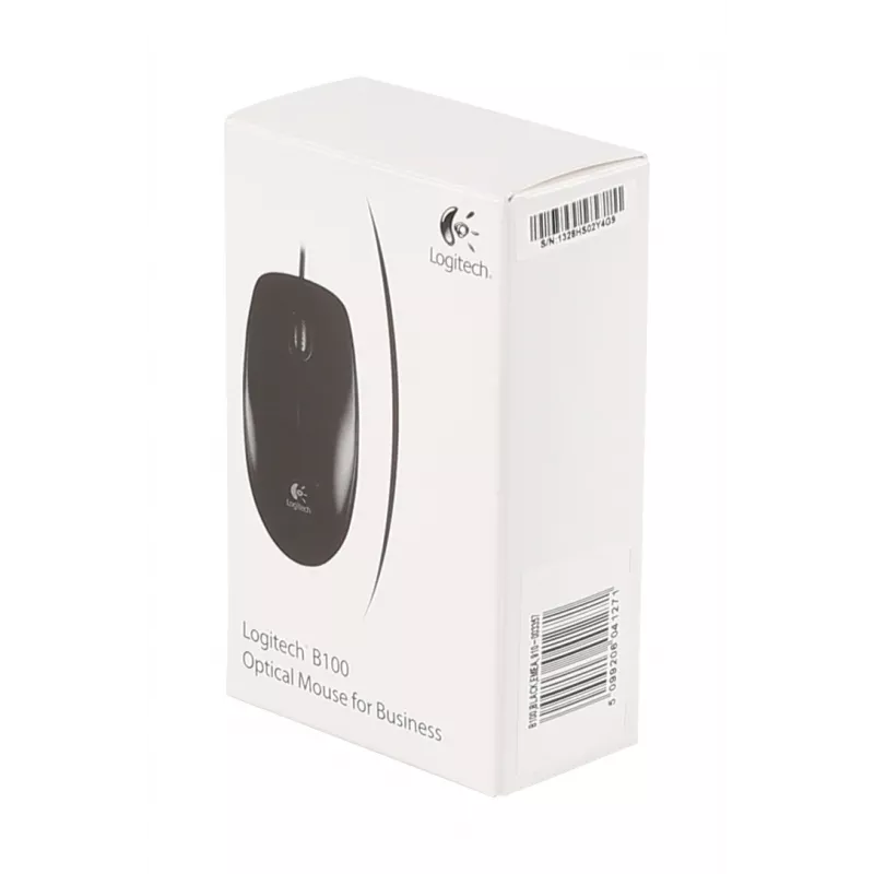 LOGITECH Pelė B100 – Optinė – Juoda