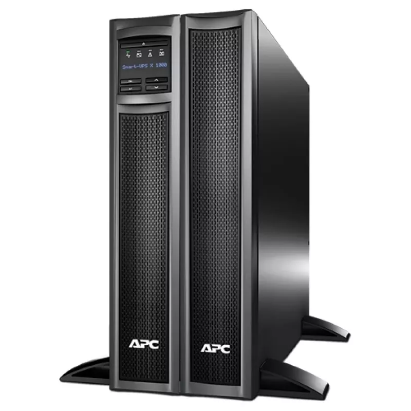 APC Smart-UPS X SMX1000I – 1000VA, 8x C13 išėjimai, USB, praplečiamas veikimo laikas