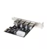 PCIe USB 3.0 kortelė LogiLink PC0057A – 4 papildomi USB prievadai