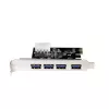 PCIe USB 3.0 kortelė LogiLink PC0057A – 4 papildomi USB prievadai