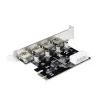 PCIe USB 3.0 kortelė LogiLink PC0057A – 4 papildomi USB prievadai
