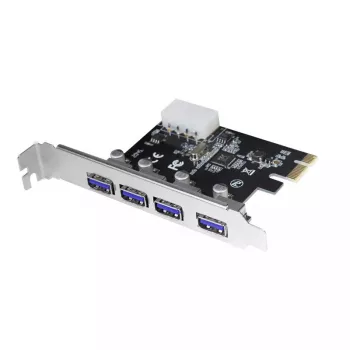 PCIe USB 3.0 kortelė LogiLink PC0057A – 4 papildomi USB prievadai