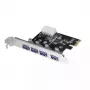 PCIe USB 3.0 kortelė LogiLink PC0057A – 4 papildomi USB prievadai