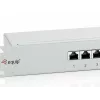 Equip 24 prievadų Cat.6 ekranuotas pataisos skydelis, šviesiai pilkas