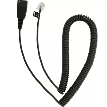 Jabra 8800-01-37 laidas ausinėms, 0,5 m, QD–RJ10, juodas