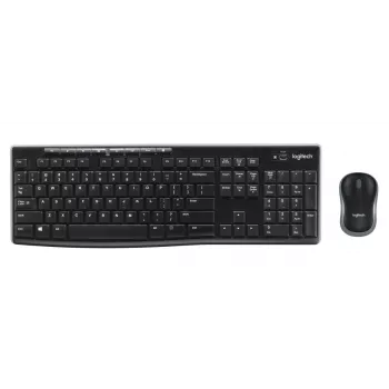 Belaidis klaviatūros ir pelės rinkinys LOGITECH Wireless Desktop Mk270 – Qwertzu Vokiška