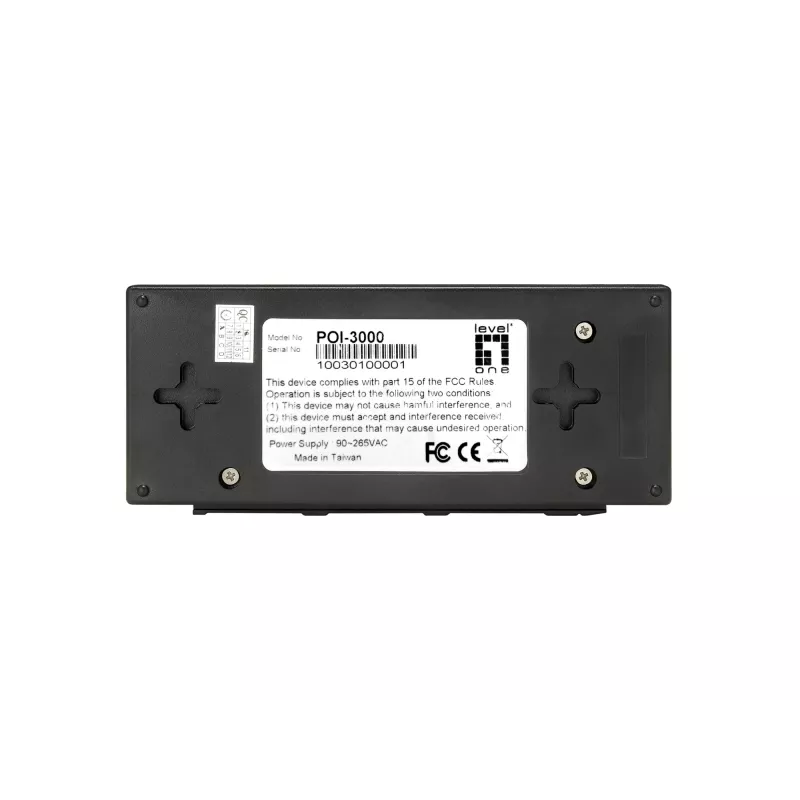 LevelOne POI-3000 Gigabit PoE injektorius, 802.3at/af PoE, 30W