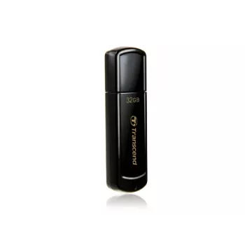 TRANSCEND JetFlash 350 - 32GB USB atmintukas - USB 2.0 - Juodas