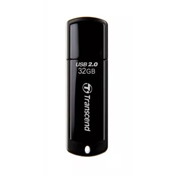 TRANSCEND JetFlash 350 - 32GB USB atmintukas - USB 2.0 - Juodas