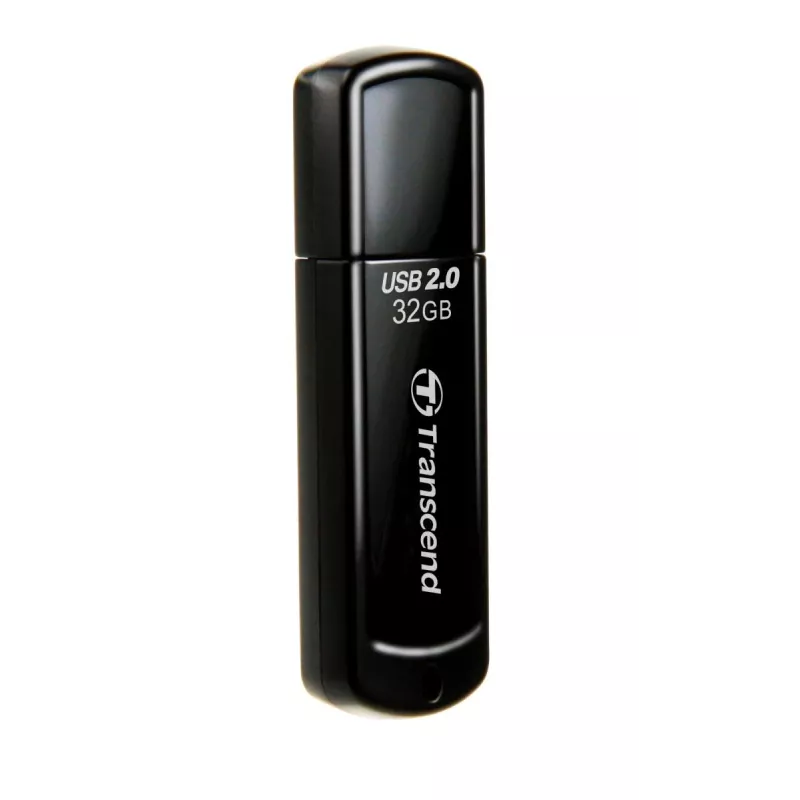 TRANSCEND JetFlash 350 - 32GB USB atmintukas - USB 2.0 - Juodas