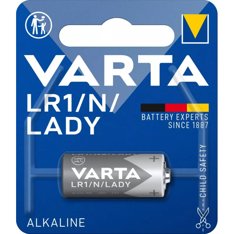 Varta Professional Electronics LR1 (Lady/N) 1,5 V šarminė baterija, 1 vnt. (04001101401)