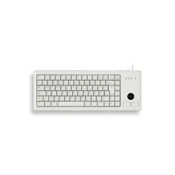 CHERRY G84-4400 klaviatūra su integruotu rutuliniu manipuliatoriumi, PS/2, QWERTZ vokiškas išdėstymas, pilka