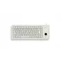 CHERRY G84-4400 klaviatūra su integruotu rutuliniu manipuliatoriumi, PS/2, QWERTZ vokiškas išdėstymas, pilka