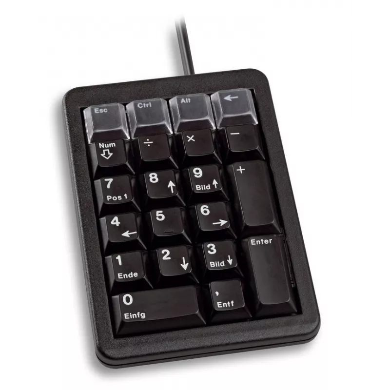 CHERRY G84-4700 skaitmeninis klaviatūros blokas nešiojamam/ staliniam kompiuteriui USB juodas