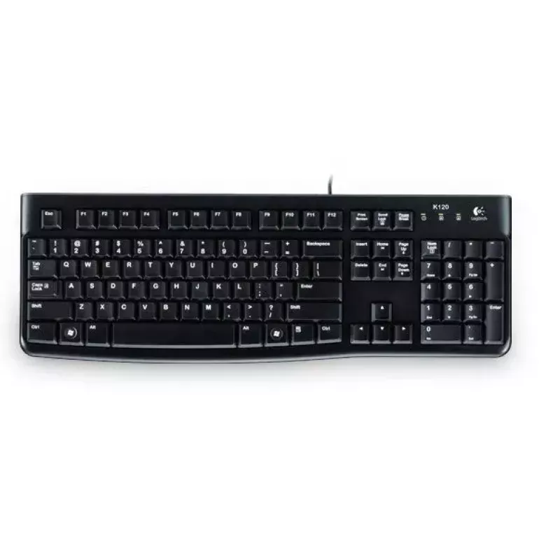 Logitech K120 versijai skirta klaviatūra su laidu