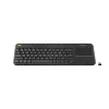 LOGITECH belaidė klaviatūra su jutikliniu kilimėliu K400 Plus – juoda – Qwerty Dutch