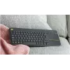 LOGITECH belaidė klaviatūra su jutikliniu kilimėliu K400 Plus – juoda – Qwerty Dutch