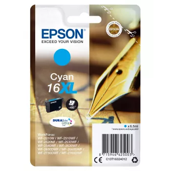 Epson rašalinė kasetė Cyan 16XL DURABrite Ultra – pavienė, didelės talpos