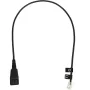 Telefono laidas Jabra 8800-00-01 QD RJ10 0,5 m juodas