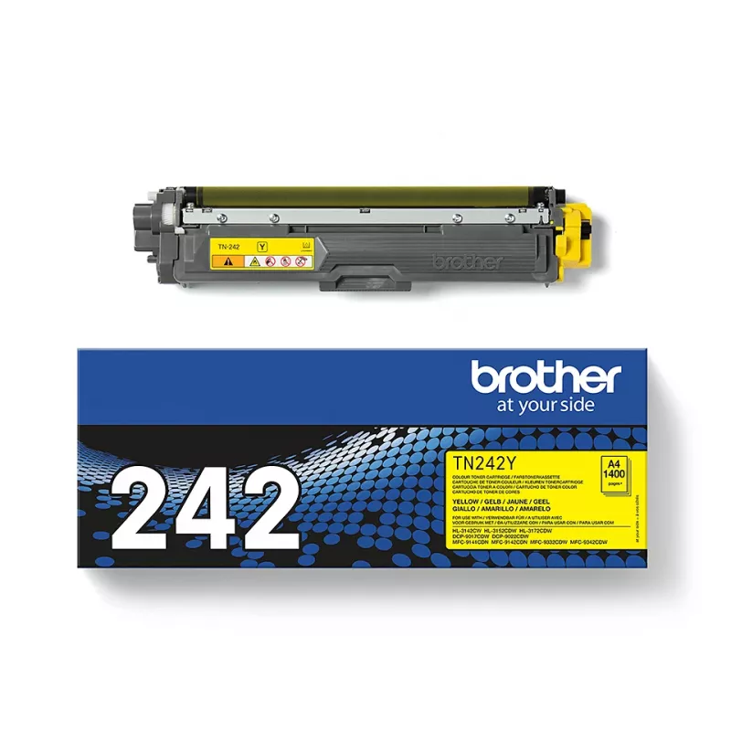 Brother TN-242Y originalus geltonos spalvos kasetė 1 vnt.