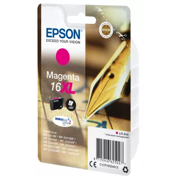 Epson rašalo kasetė 16XL DURABrite Ultra, magenta, vienetinis paketas
