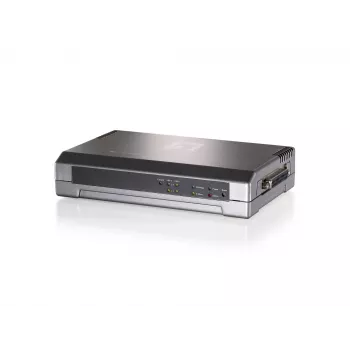 LevelOne FPS-1033 spausdintuvų serveris, 2x USB, 1x Parallel, pilka