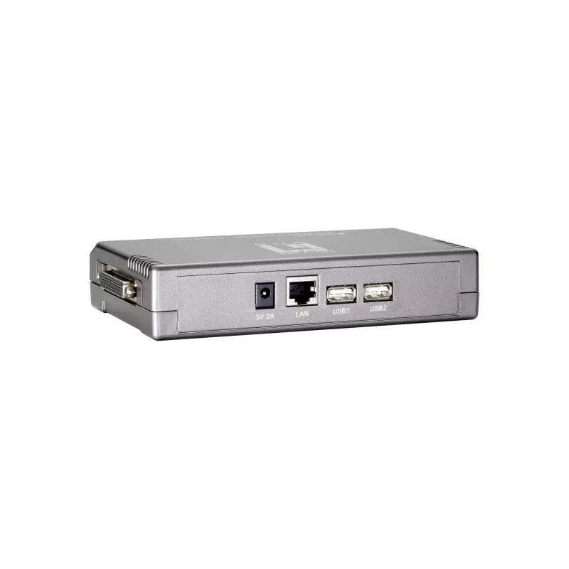 LevelOne FPS-1033 spausdintuvų serveris, 2x USB, 1x Parallel, pilka