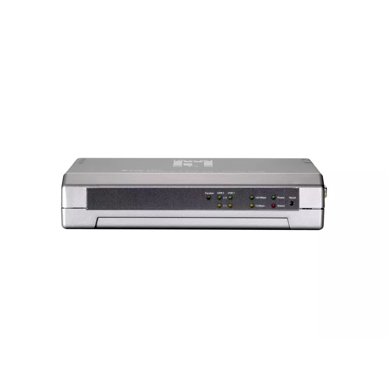 LevelOne FPS-1033 spausdintuvų serveris, 2x USB, 1x Parallel, pilka