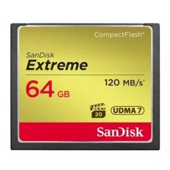 SanDisk Extreme CompactFlash 64GB 120MB/s atminties kortelė