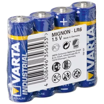 VARTA baterija Industrial Pro Mignon AA LR6 (4 vienetai folijoje)