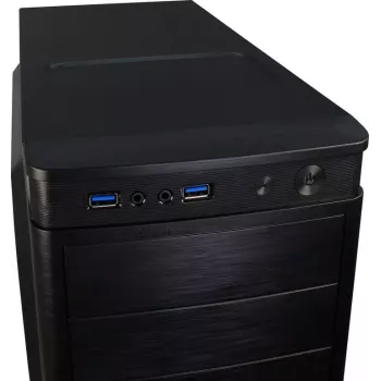 Korpusas Inter-Tech IT-5905 Midi Tower Juodas