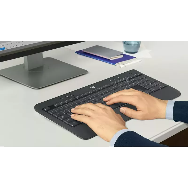 LOGITECH MK540 Advanced belaidė klaviatūros ir pelės kombinacija – QWERTZ vokiškas išdėstymas