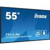 IIyama LH5560UHS-B2AG reklaminis ekranas 138,7 cm (54,6 colio) LED Wi-Fi 500 cd/m² 4K Ultra HD juodas su integruotu procesoriumi Android 11 24/7