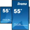 IIyama LH5560UHS-B2AG reklaminis ekranas 138,7 cm (54,6 colio) LED Wi-Fi 500 cd/m² 4K Ultra HD juodas su integruotu procesoriumi Android 11 24/7