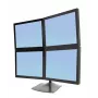 Monitorų stovas Ergotron DS Series DS100 Quad 61 cm Juodas
