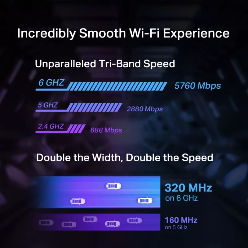 TP-Link Archer BE9300 Wi-Fi 7 Bluetooth 5.4 PCIe adapter, vidinis, belaidis, PCI Express, WLAN / Bluetooth, 9300 Mbit/s, juodas