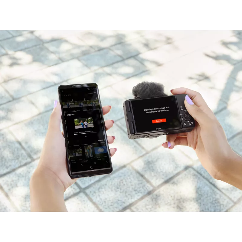 Sony ZV-1F 1 colio kompaktiškas fotoaparatas 20,1 MP Exmor RS CMOS 5472 x 3648 pikseliai Juoda