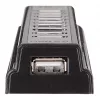Manhattan USB-A 10 prievadų stalinis USB šakotuvas, 10x USB-A prievadai, 480 Mbps (USB 2.0), maitinamas per USB arba išoriniu maitinimo šaltiniu (neįtrauktas) didesnei galiai prijungtiems įrenginiams