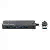 Manhattan USB-A 4 prievadų šakotuvas, 4x USB-A, 5 Gbps (USB 3.2 Gen1), maitinamas per USB