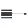 Manhattan USB-A 4 prievadų šakotuvas, 4x USB-A, 5 Gbps (USB 3.2 Gen1), maitinamas per USB
