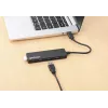 Manhattan USB-C stotelė / USB-C centras, 4× USB-A, 5 Gbps (USB 3.2 Gen1), maitinama per USB