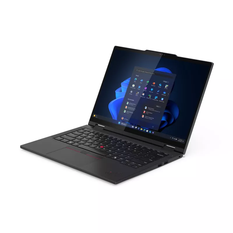 Lenovo ThinkPad T14s 2-in-1 Gen 1 21R3001WGE, Intel Core Ultra 5 225U, 35,6 cm (14 colių) WUXGA jutiklinis ekranas, 16 GB LPDDR5x-SDRAM, 512 GB SSD, Wi-Fi 6E, Windows 11 Pro, vokiška klaviatūra, juodas
