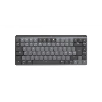 LOGITECH MX Mechanical Mini belaidė apšviesta klaviatūra – grafitas, tylieji lietimui jautrūs mechaniniai jungikliai, QWERTY išdėstymas danų/norvegų/švedų/suomių