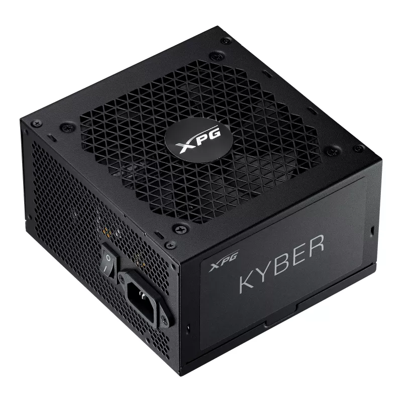 XPG KYBER 850W maitinimo blokas, 850 W, 100-240 V, 47-63 Hz, 24-pin ATX, 65 cm, 450 mm