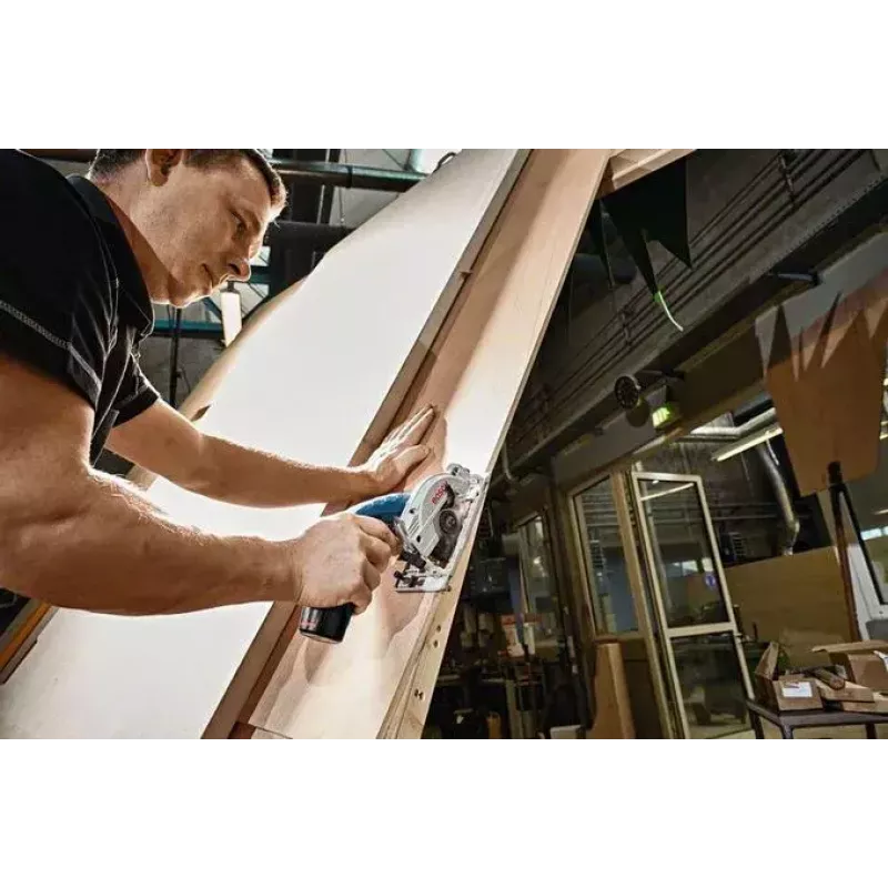 Bosch GKS 10.8 V-LI diskinis pjūklas 85 mm juodas, mėlynas, metalinis 1400 RPM