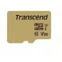 TRANSCEND MicroSDHC 500s 16GB UHS-I U3 MLC su adapteriu