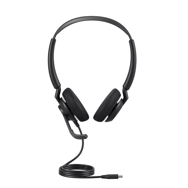Jabra Engage 50 II - USB-C UC Stereo, laidinis, biurui/skambučių centrui, 65 g, ausinės, juodos
