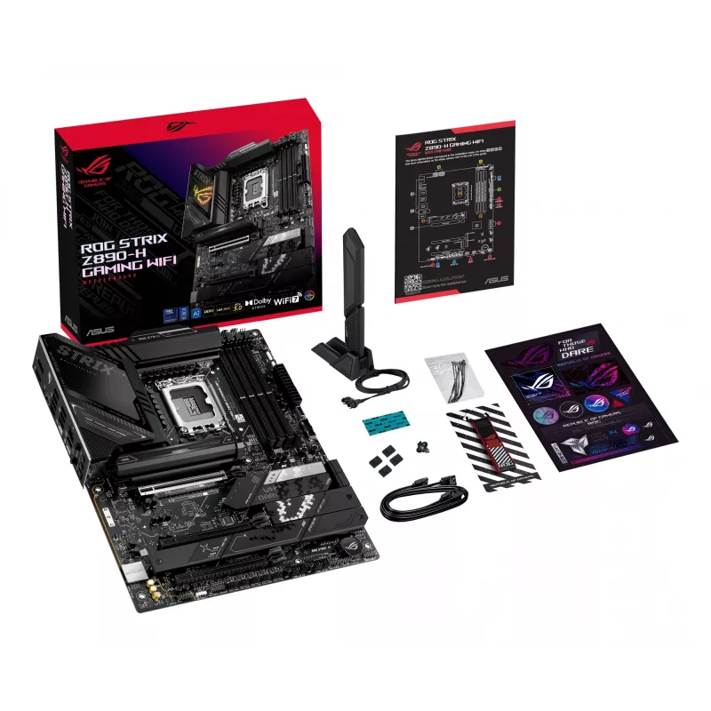 ASUS ROG STRIX Z890-H GAMING WIFI pagrindinė plokštė Intel Z890 LGA 1851 (Socket V1) ATX
