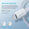 Ugreen 10493 USB-C į Lightning laidas 1 m Baltas
