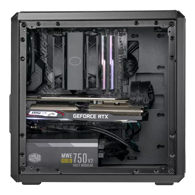 COOLER MASTER MasterBox Q300L V2 Juodas korpusas